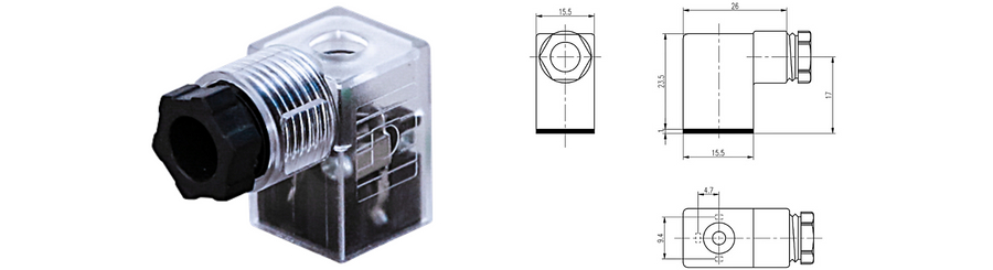 Form C DIN Valve Connectors